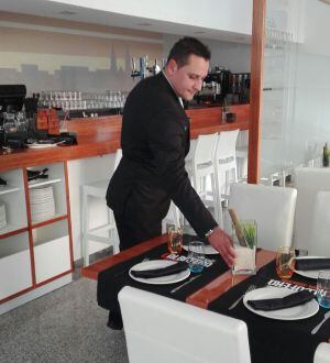 Dani Chouza en el restaurante La Albufera