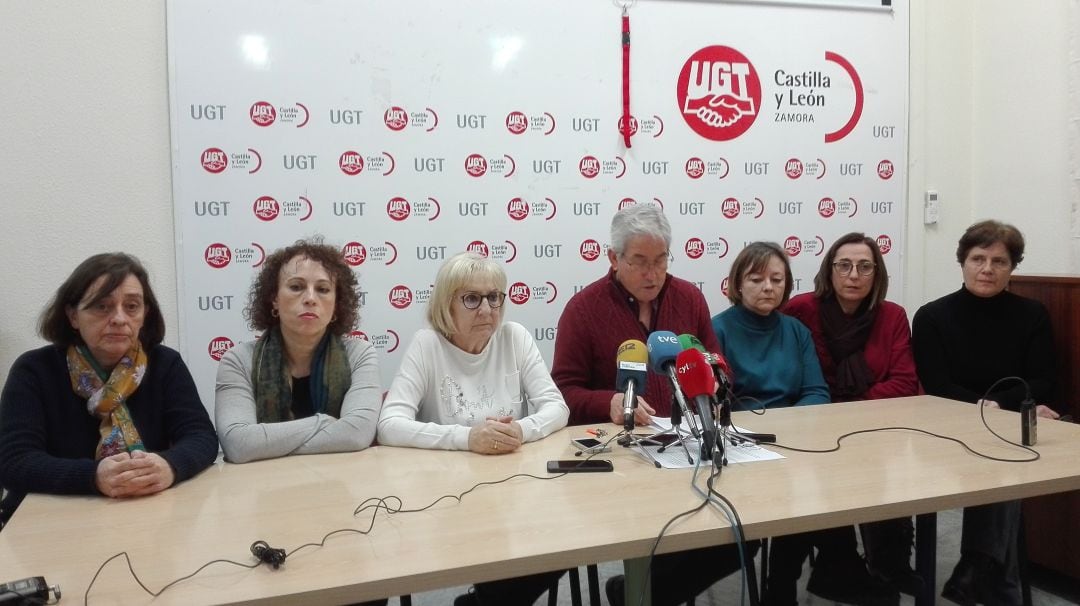 Rueda de prensa de la FSP-UGT