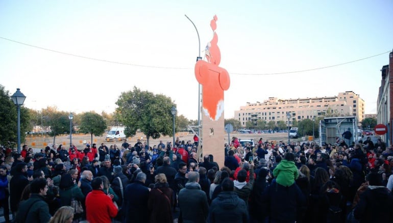 Imagen de una plantà en la Ciudad del Artista Fallero