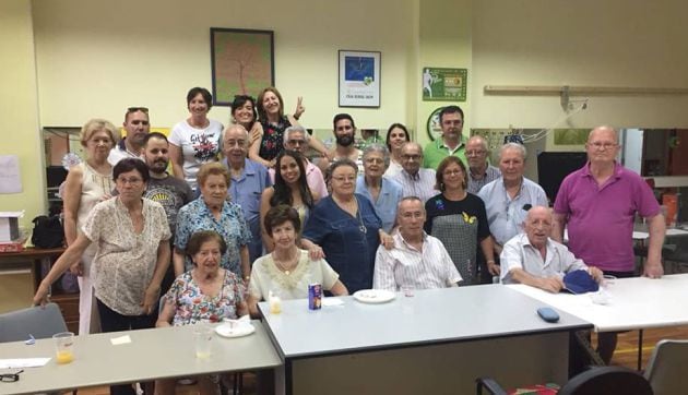 Convivencia de socios de la Asociación Parkinson Linares Jaén.