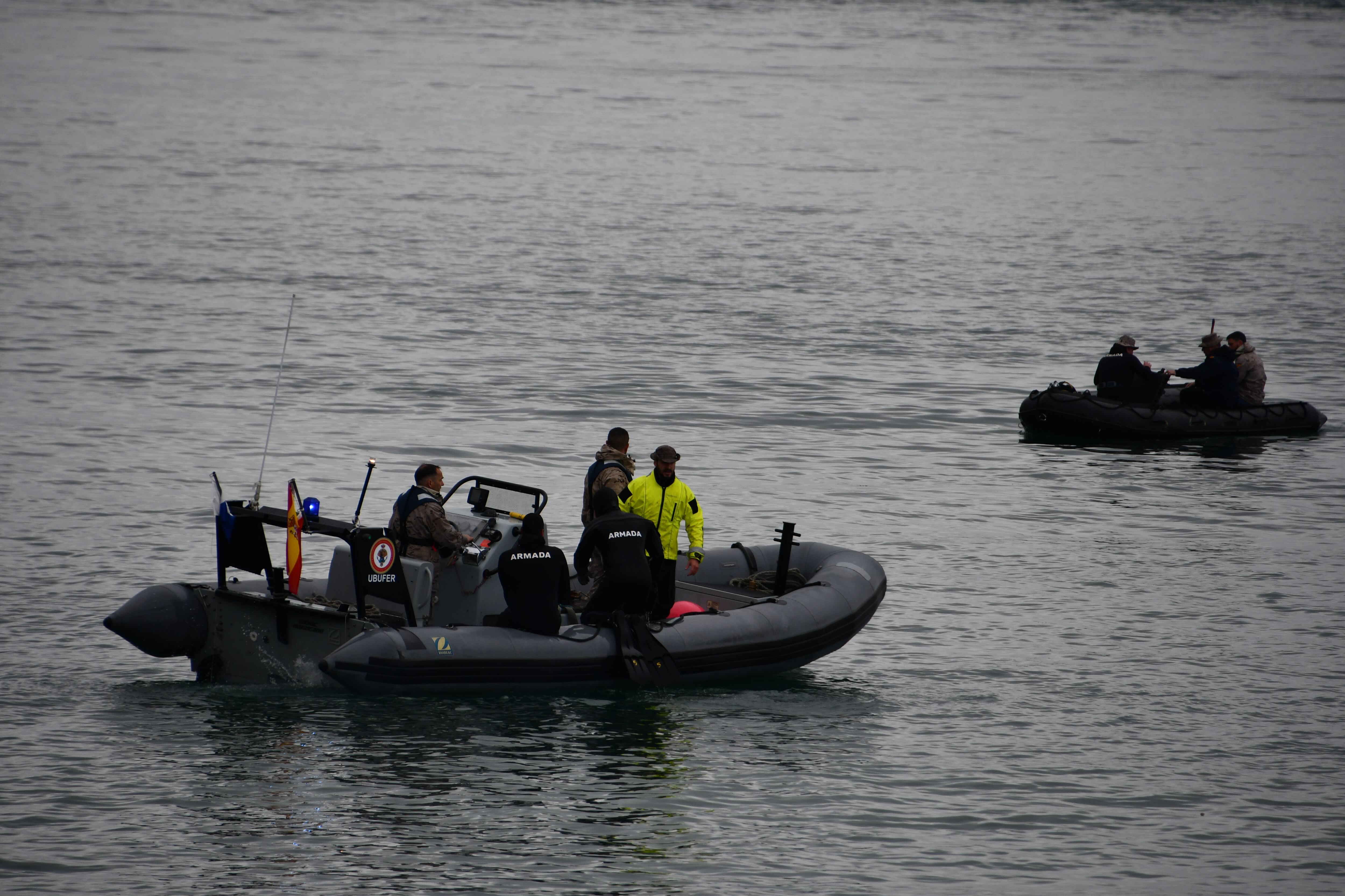 Simulacro que se realiza dentro de los ejercicios de Seguridad Marítima MARSEC-2025 en la playa de Los Peligros de Santander (Comandancia Naval de Santander)