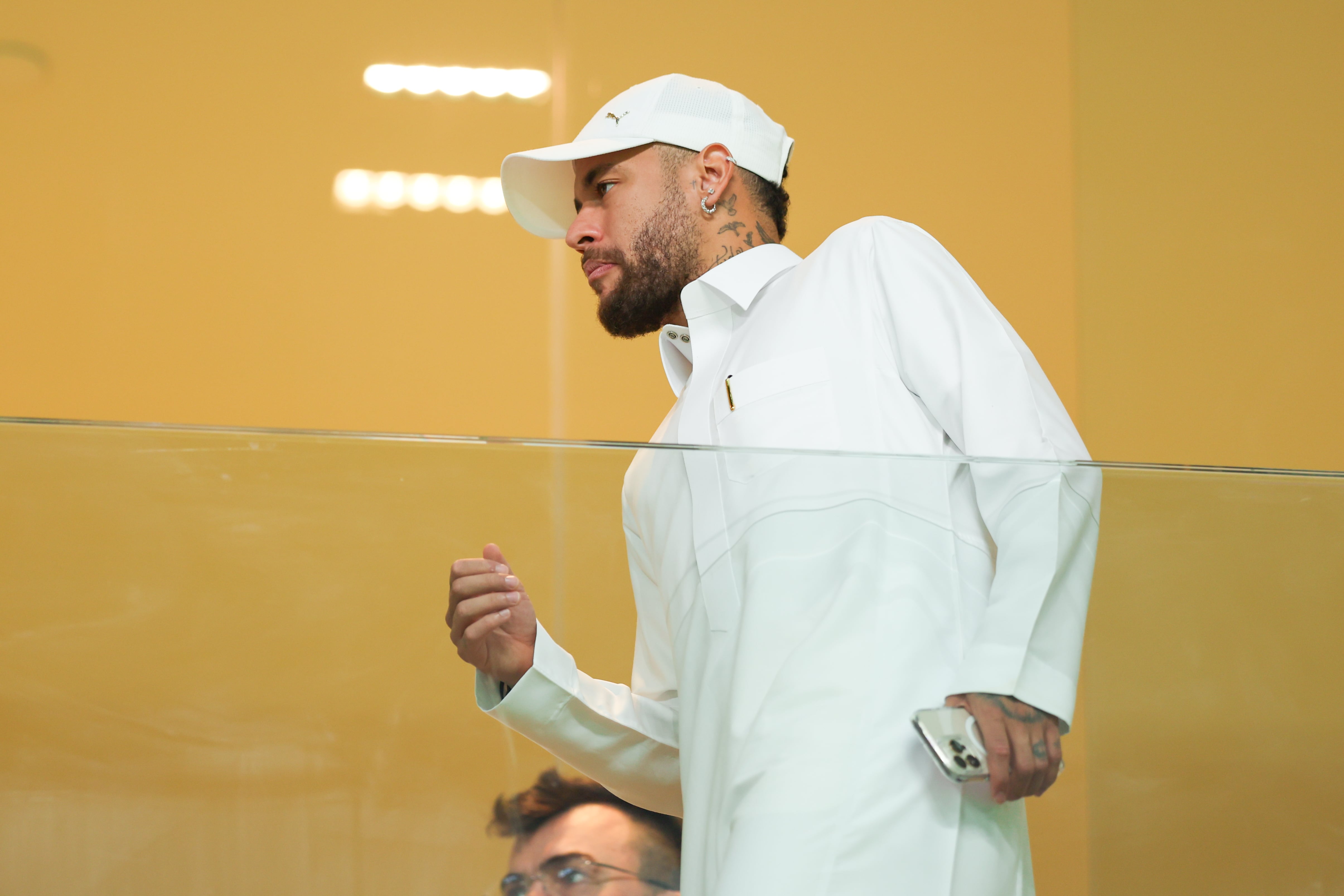 Neymar Jr. durante un partido del Al Hilal