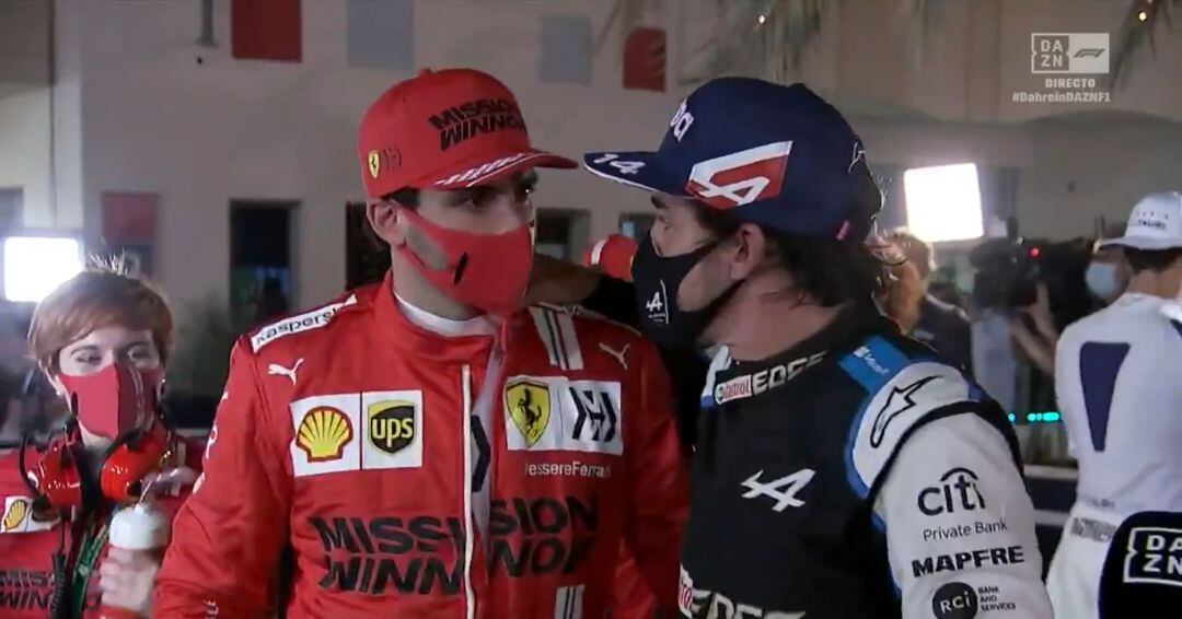 Carlos Sainz y Fernando Alonso