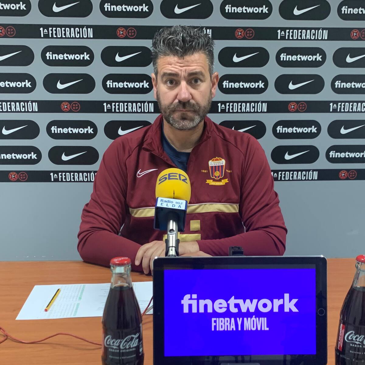 Fernando Estévez, Ent. del Eldense: "Todo pasa por ganar en Soria"
