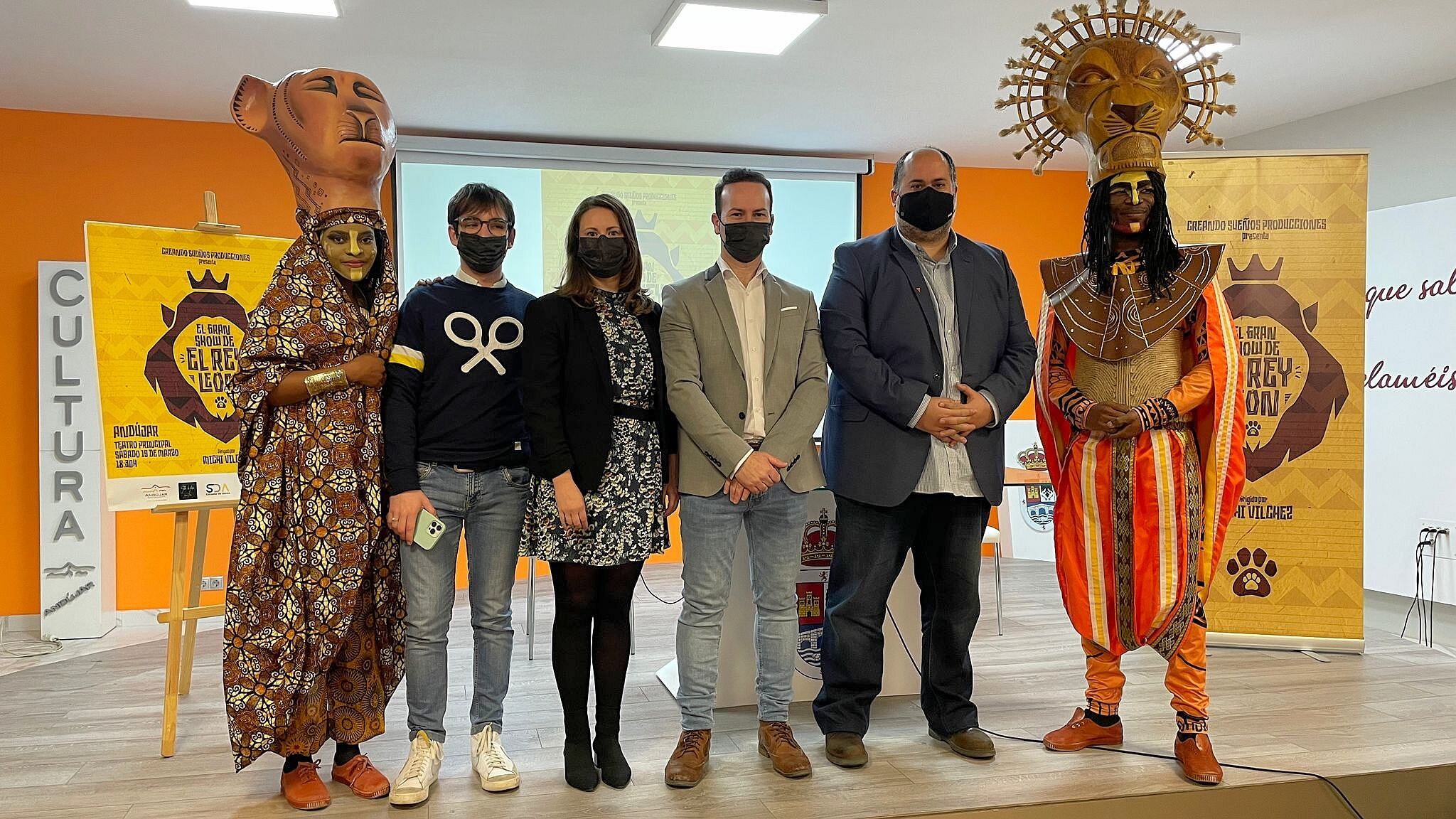 Presentación del musical &#039;El Rey León&#039; en Andújar