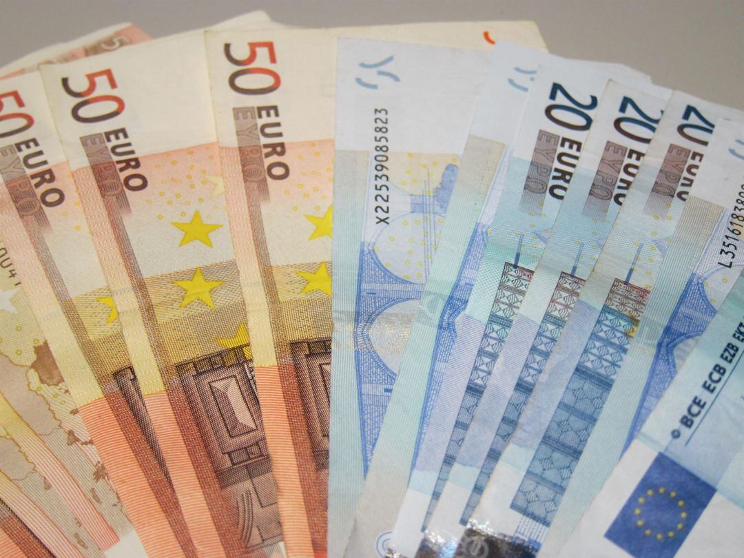 Imagen de billetes de euro
