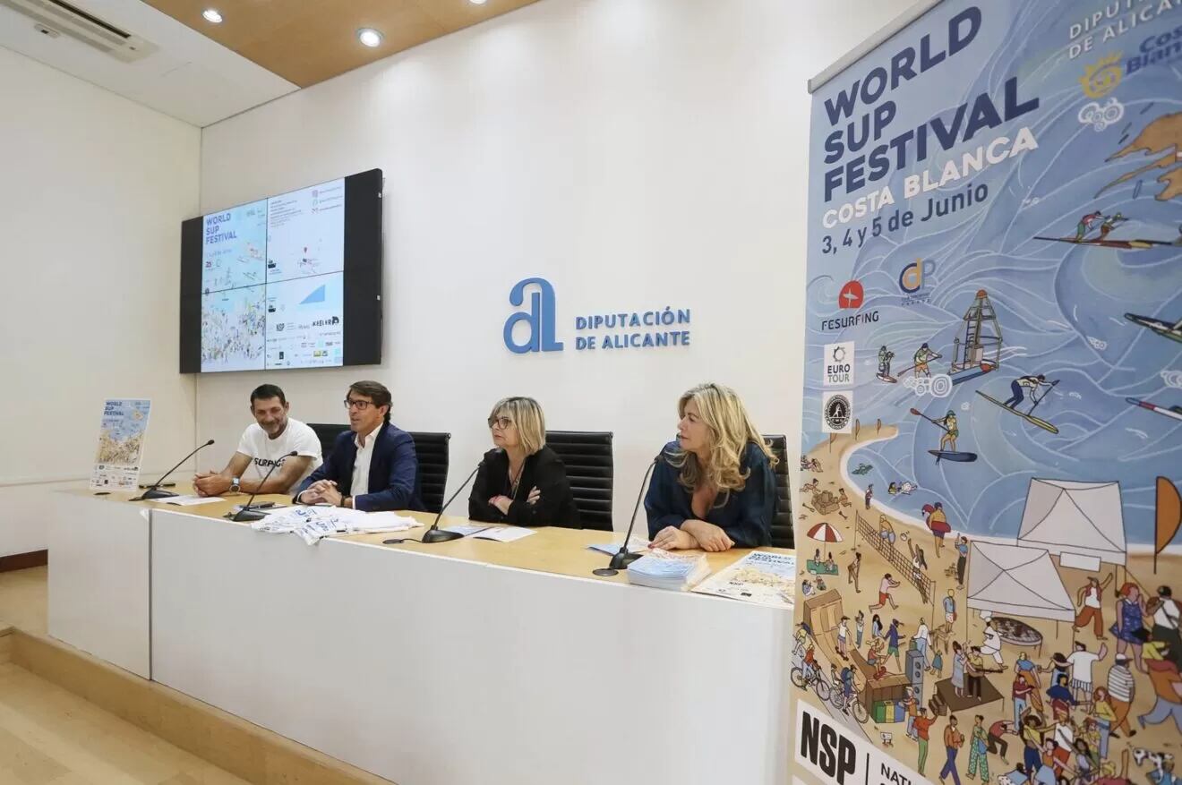 Presentación World Sup Festival 2022, en la diputación provincial de Alicante