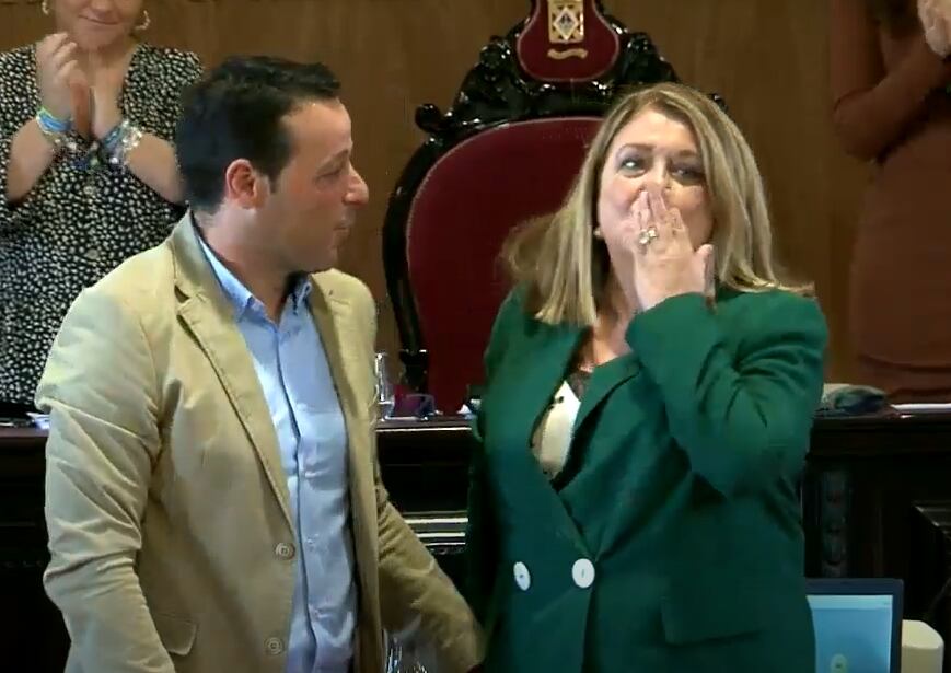 Despedida de Ángeles Isac como concejala del Ayuntamiento de Linares.