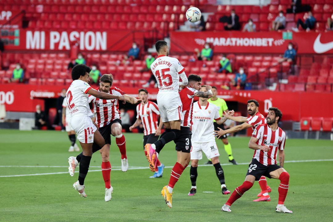 En-Nesyri tuvo las mejores ocasiones de su equipo.