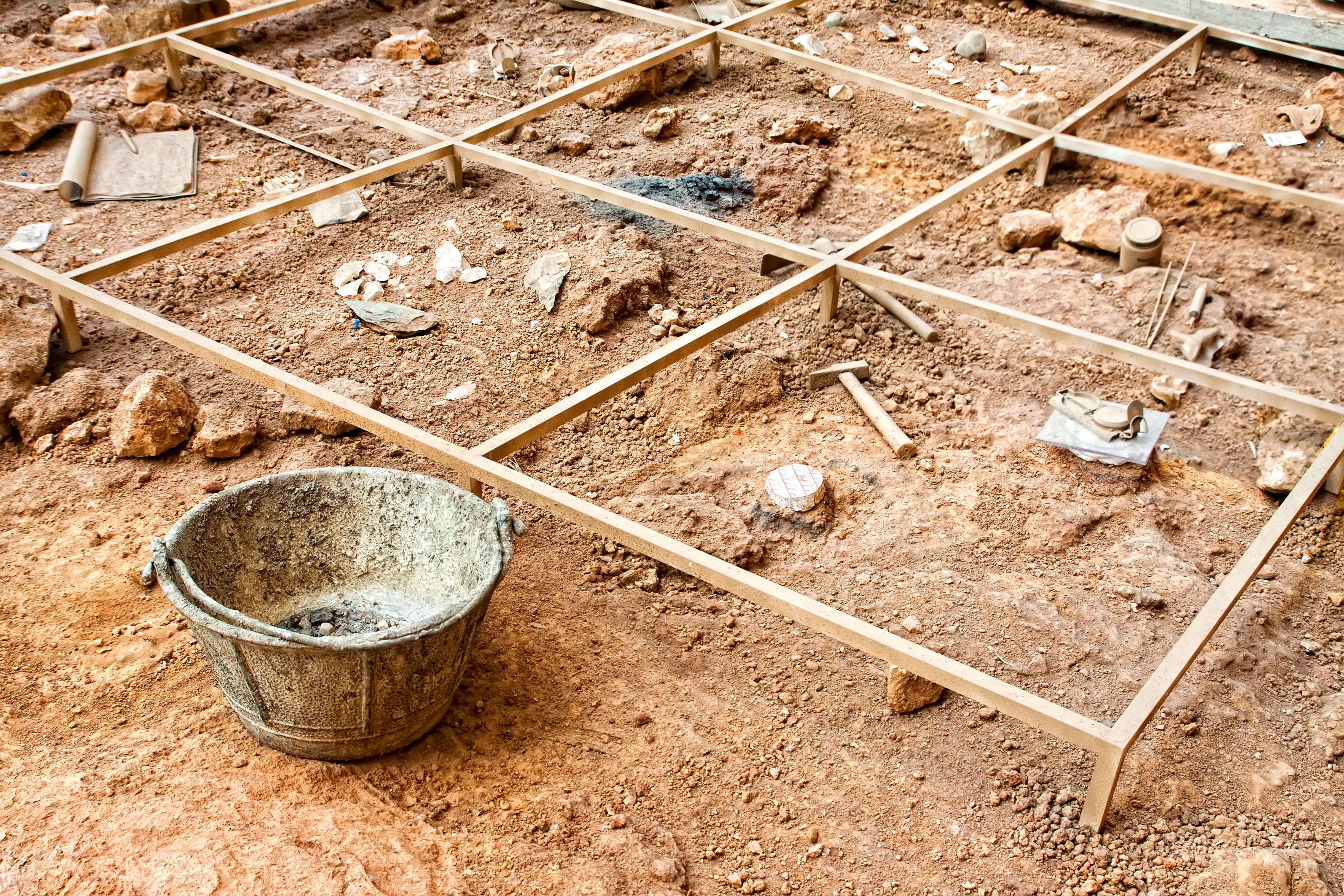 Excavación arqueológica.