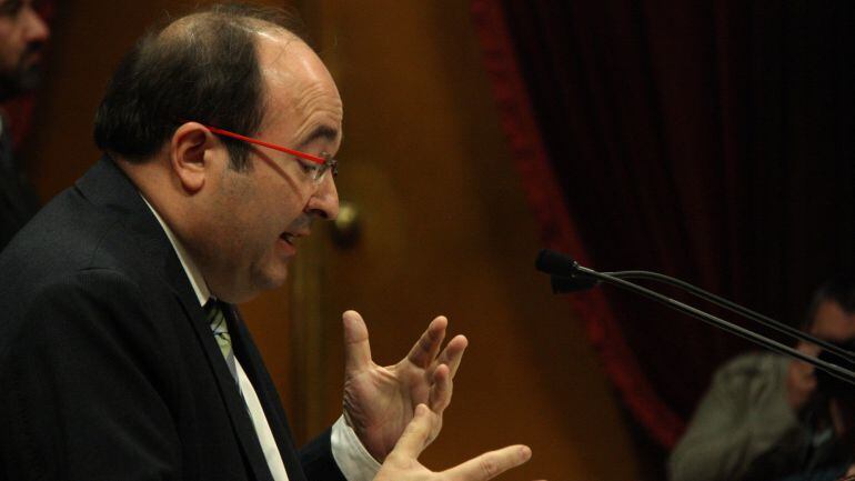 El president del grup parlamentari del PSC, Miquel Iceta