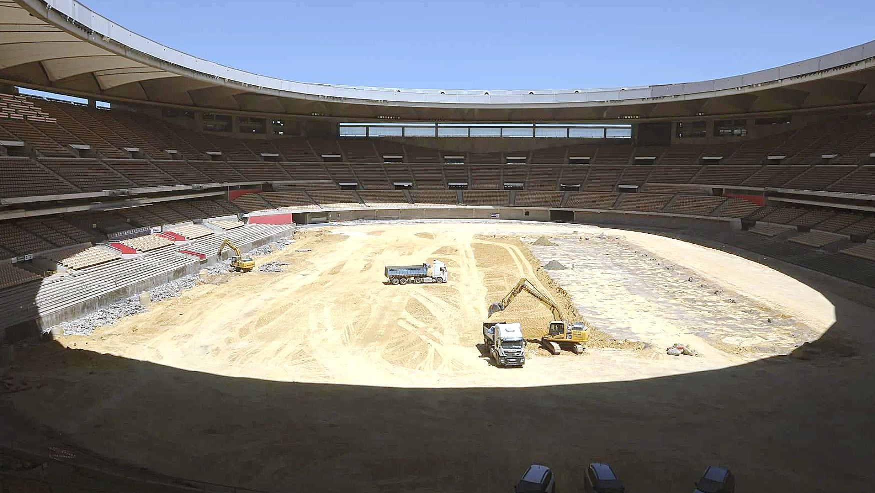 Las obras de La cartuja avanzan con vistas al verano de 2025.