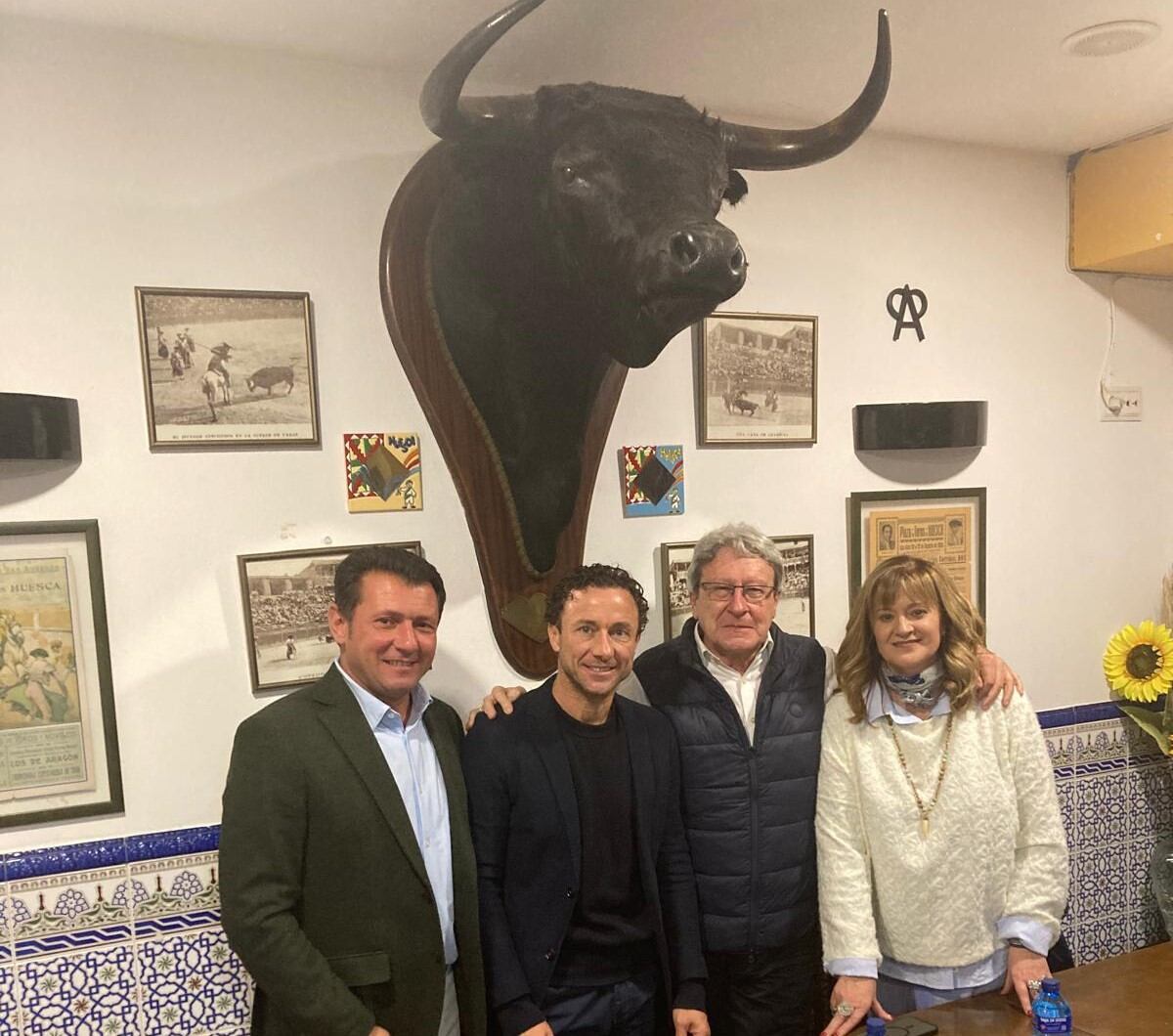 Ricardo Aguín, Rafaelillo, Javier Valero y Gloria Ruiz