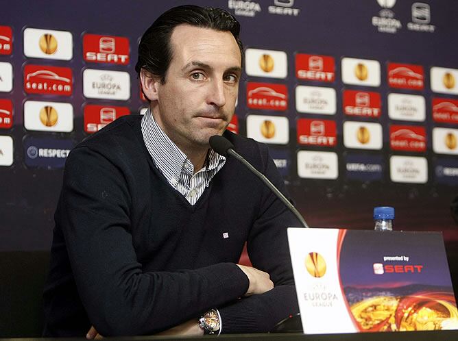 Unai Emery en rueda de prensa