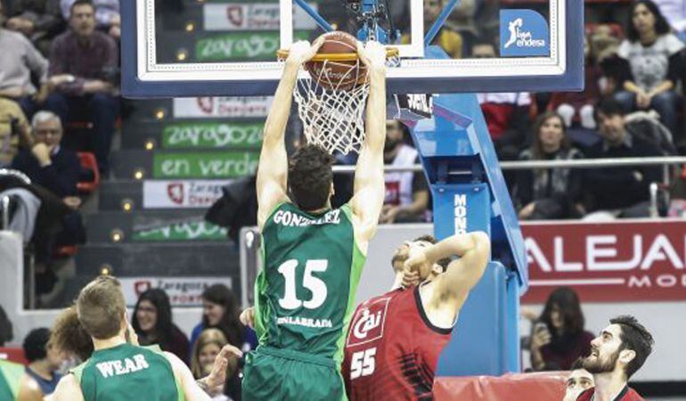 González ha disputado 22 de los 23 partidos de esta temporada en Liga Endesa