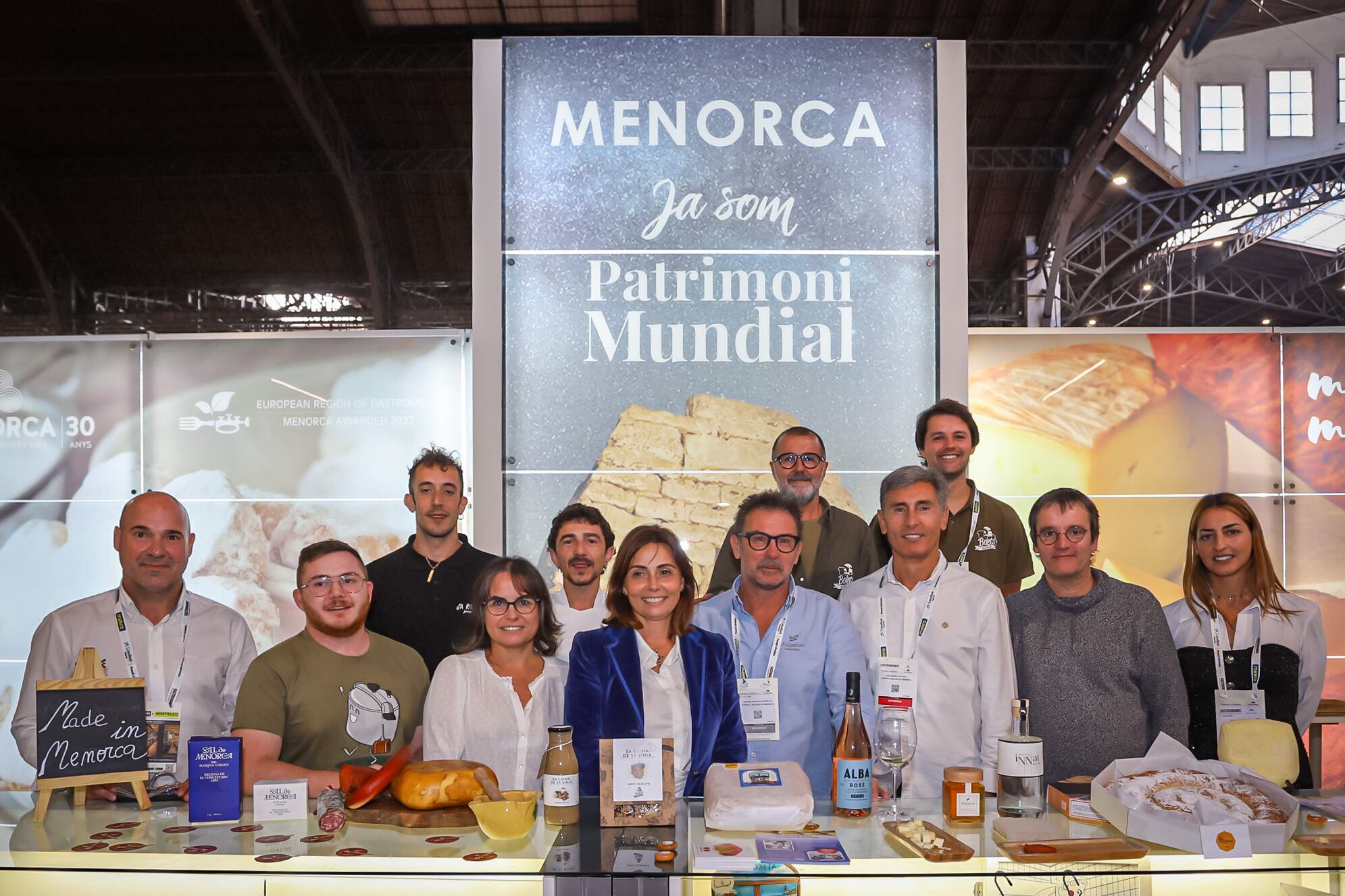 Representació menorquina a Barcelona