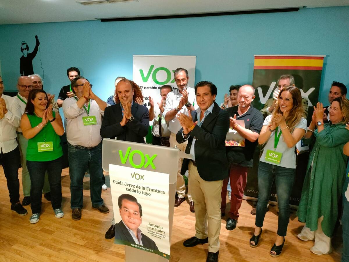 Vox consigue por primera vez dos concejales en el Ayuntamiento de Jerez