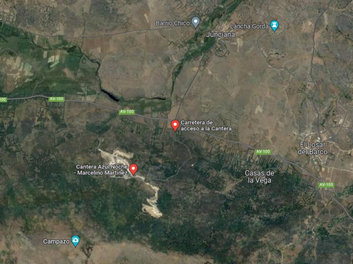 Un trabajador resulta herido grave tras sufrir una caída en una cantera en Junciana