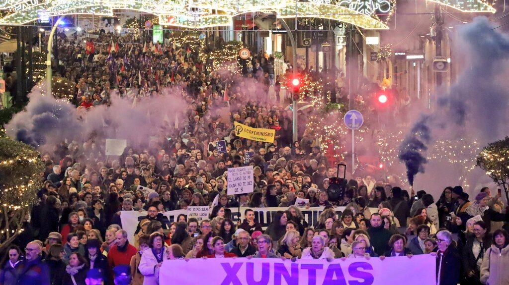 Manifestación unitaria 25-N Vigo
