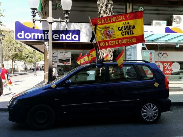 Manifestación convocada por Vox