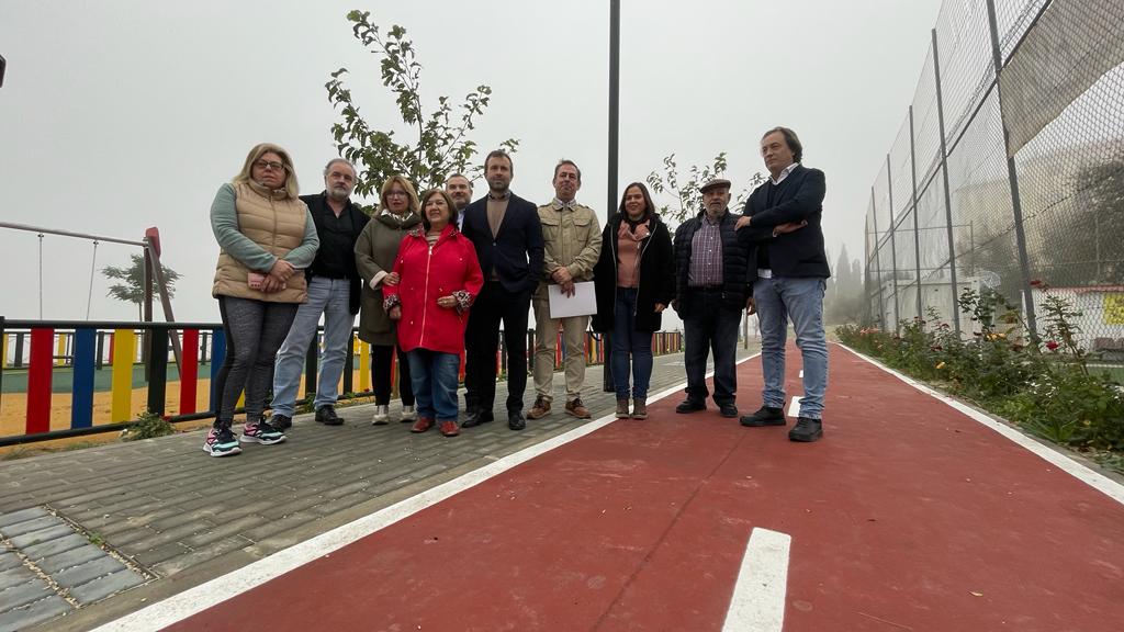 Visita a la vía peatonal y ciclista que une la UJA con el Barrio de Belén y San Roque a través de Loma del Rollo
