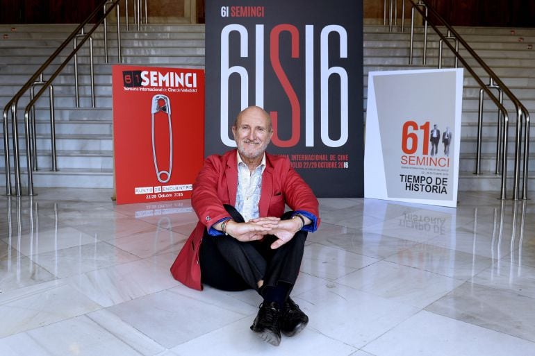 El director de la SEMINCI, Javier Angulo, ha presentado esta mañana los carteles de la Sección Oficial, Punto de Encuentro y Tiempo de Historia para la 61 edición de este festival cinematográfico.