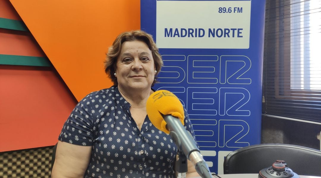 Paloma Maroñas, portavoz del PSOE en Colmenar Viejo en los estudios de SER Madrid Norte