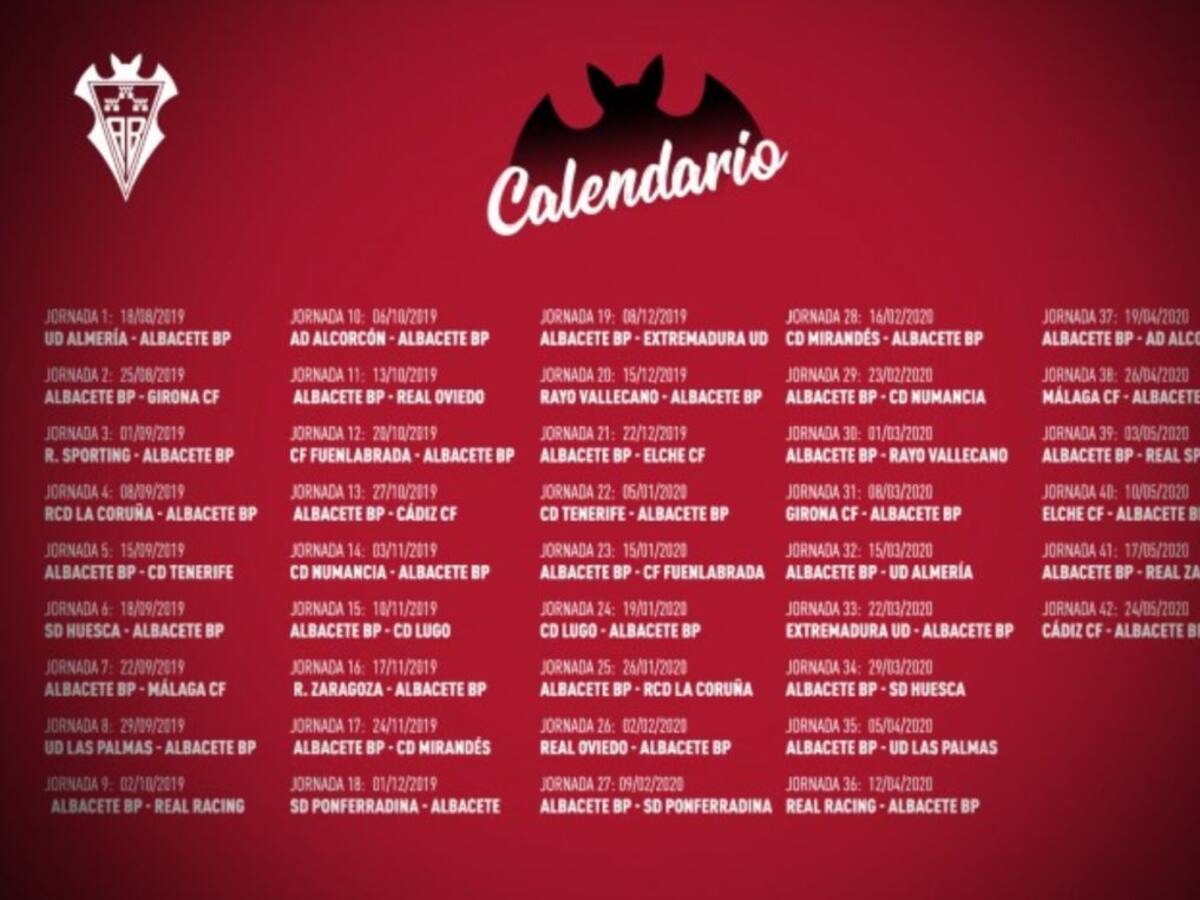 El Albacete Balompié comenzará la Liga en Almería