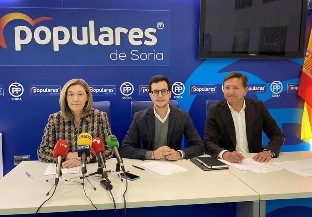 Parlamentarios sorianos del PP.