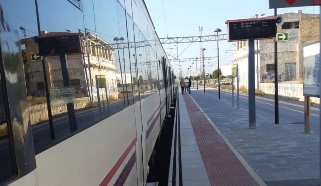 Imagen de uno de los trenes afectados por los retrasos.