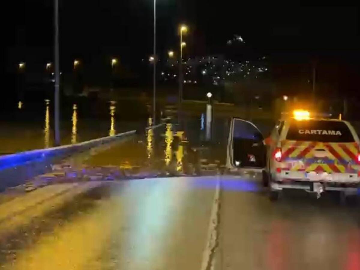 El desbordamiento del río Guadalhorce provoca el corte de las clases en seis colegios y dos institutos de la Estación de Cártama