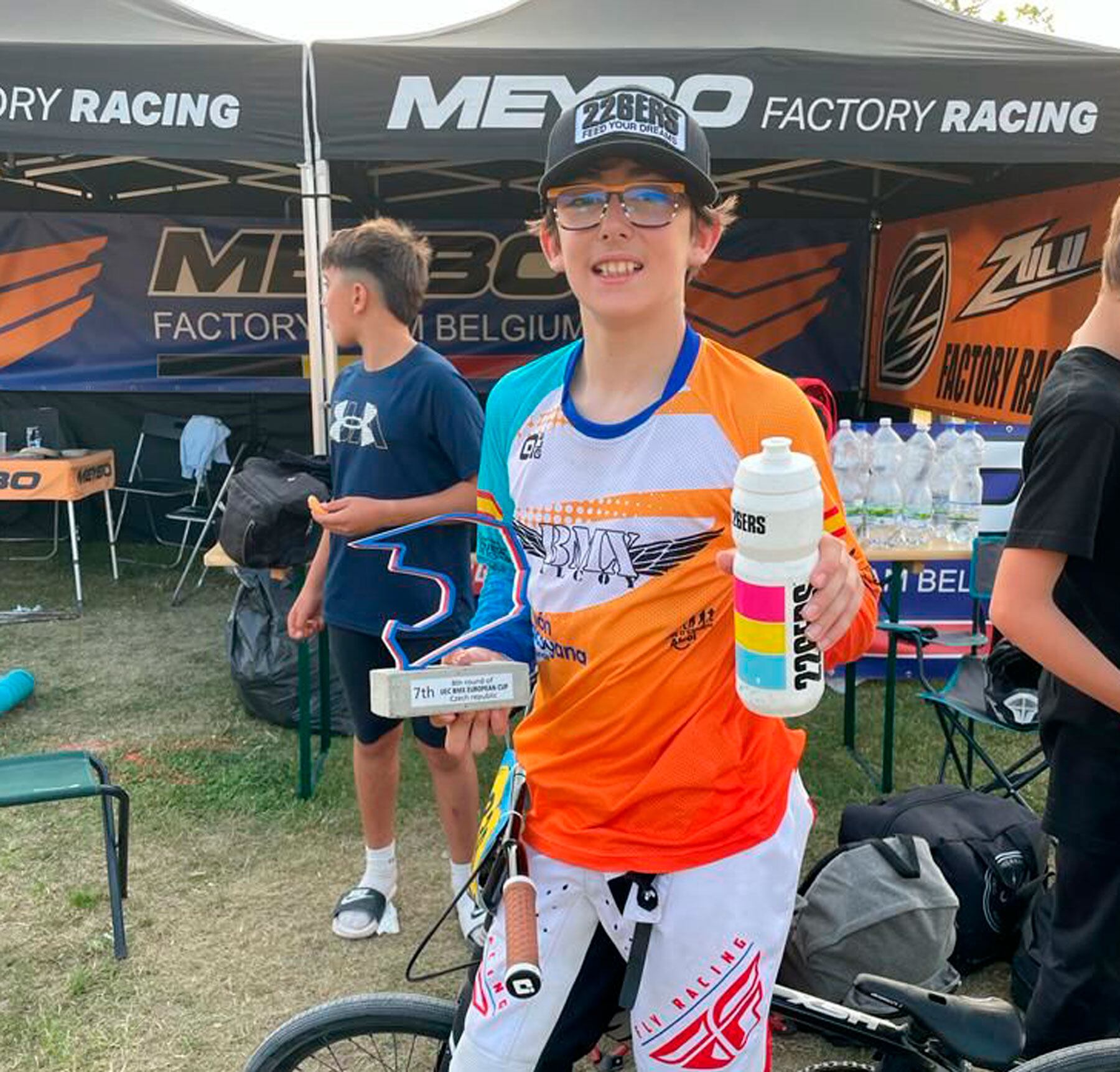 Vicente García en la prueba de la República Checa