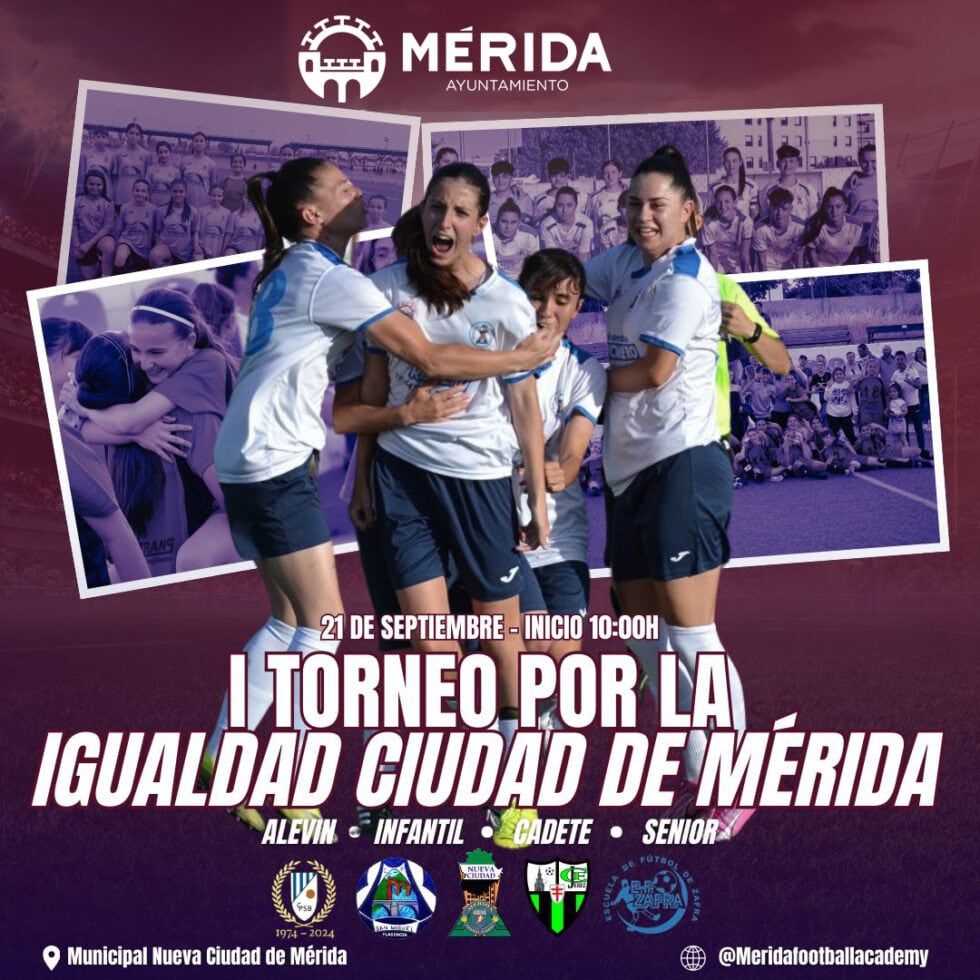 Cartel I Torneo por la Igualdad Ciudad de Mérida