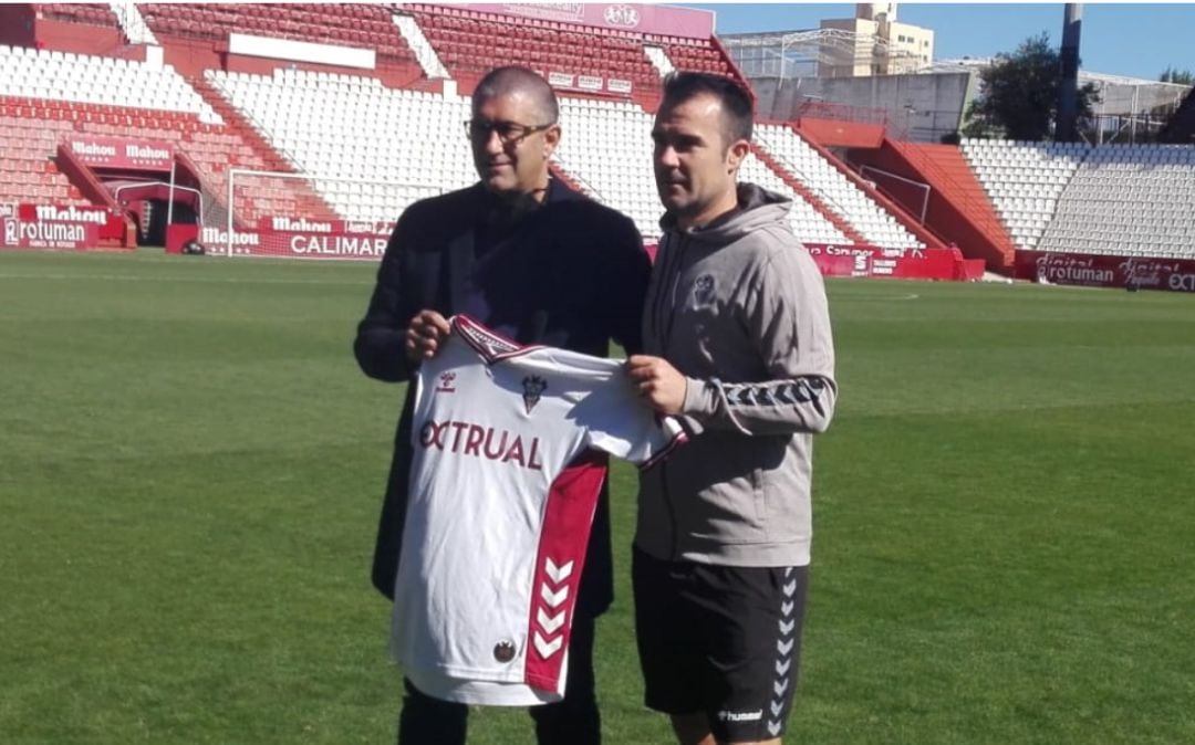 Presentación de López Garai como nuevo entrenador del Albacete