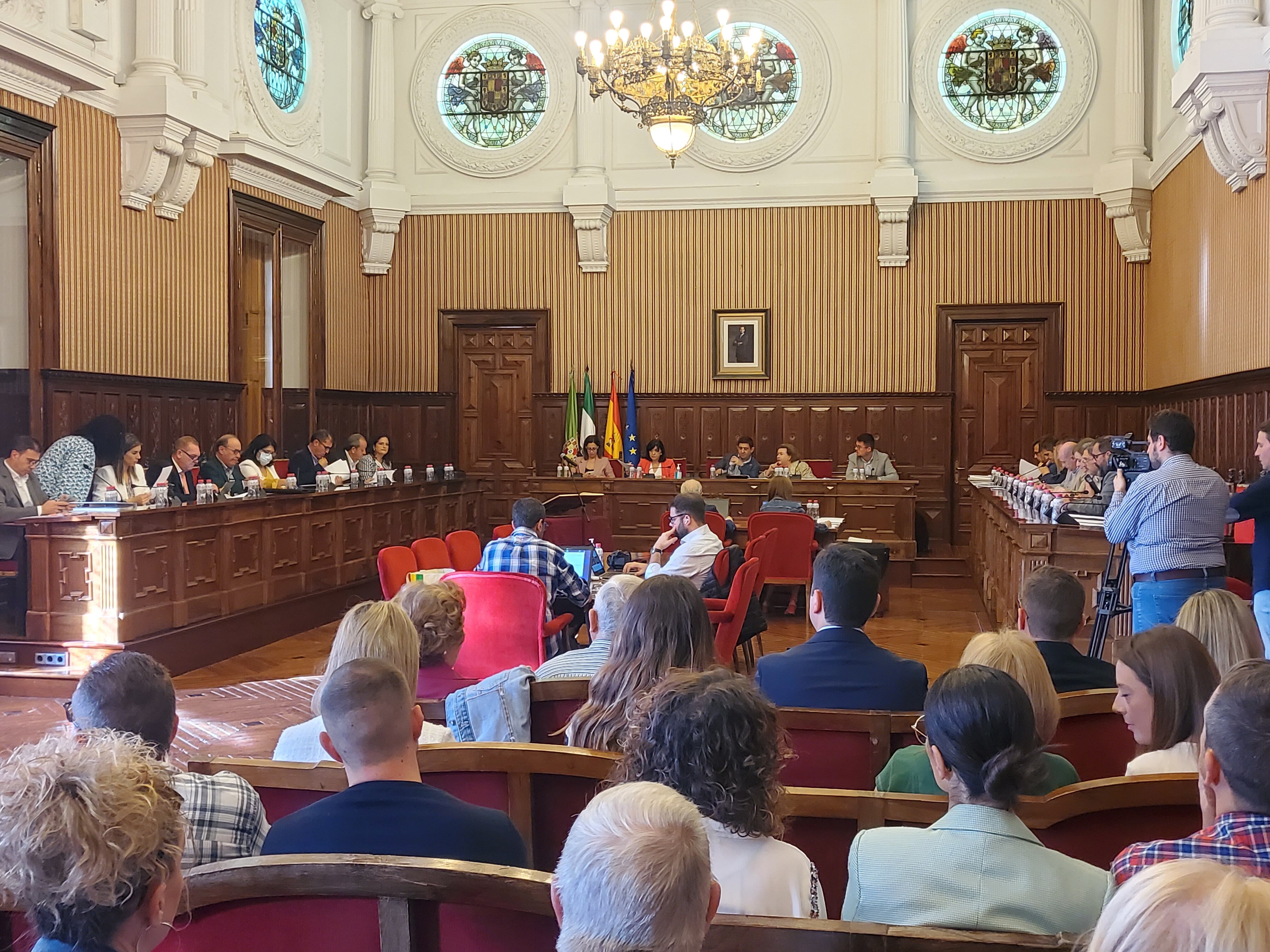 Pleno de la Diputación Provincial de Jaén celebrado este miércoles.