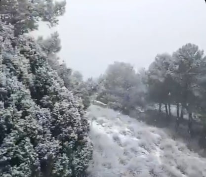 Sierra Espuña nevada