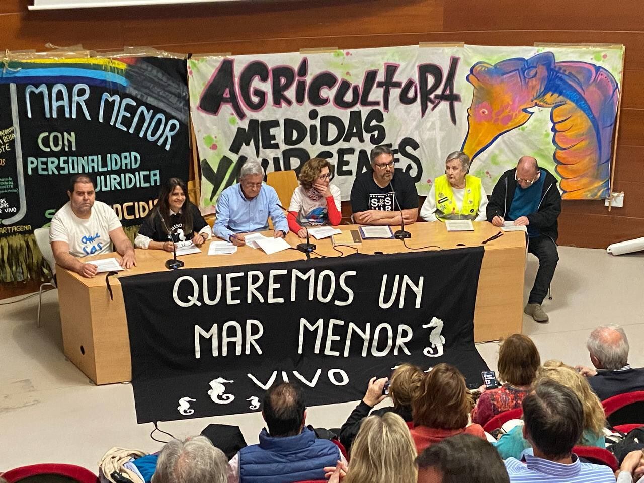 Presentación decálogo por el Mar Menor en mayo de 2023. Foto archivo