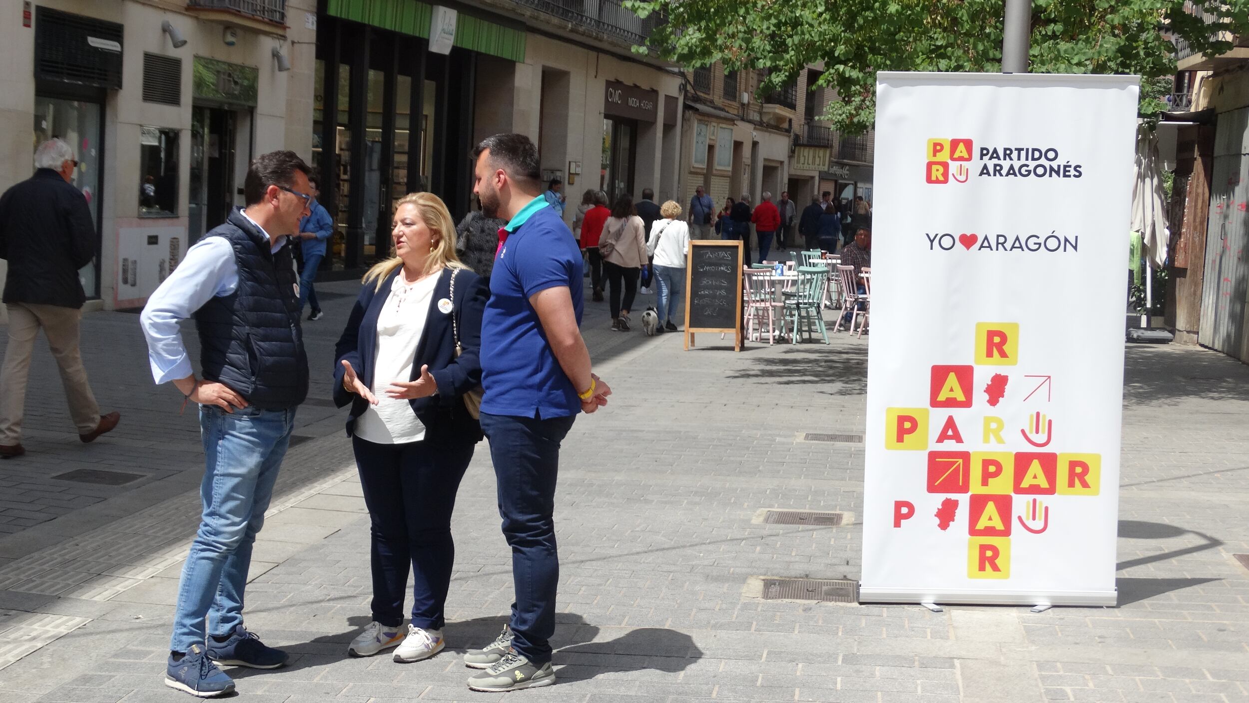 Gabás y Vicente en campaña.