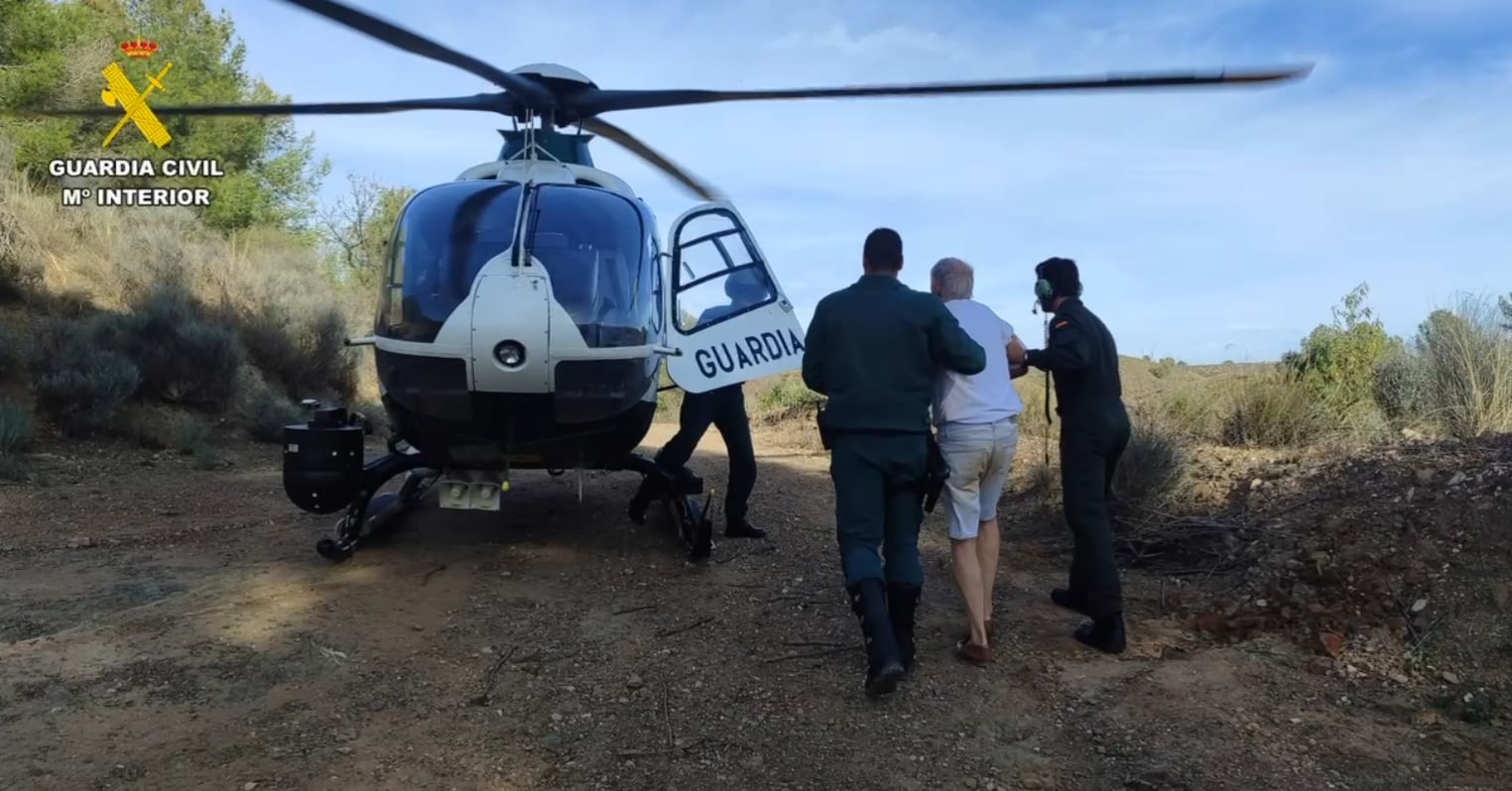 Localizan al anciano desaparecido en un paraje de Lorca