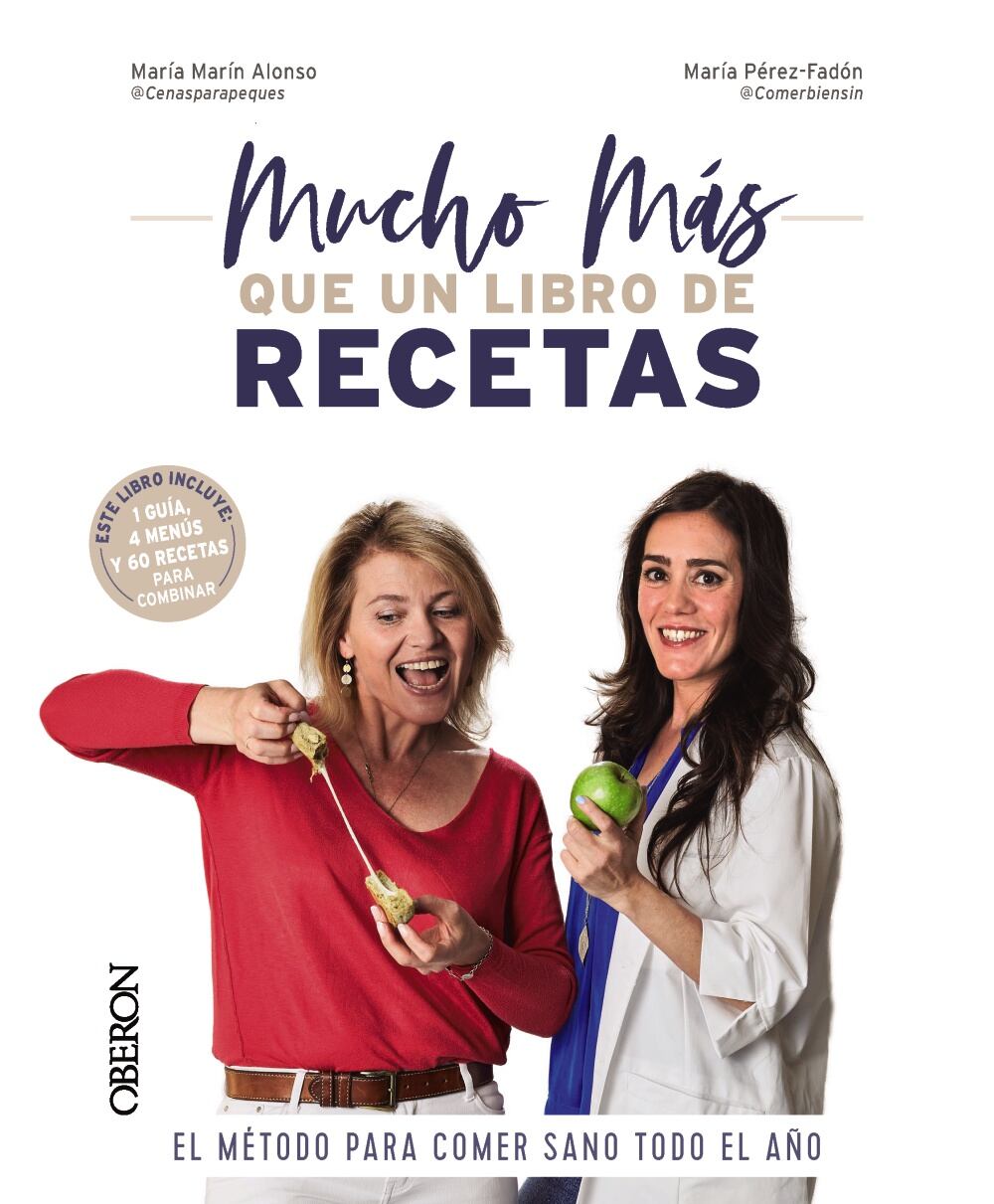 Portada del libro &#039;Mucho más que un libro de recetas&#039; (Oberon).