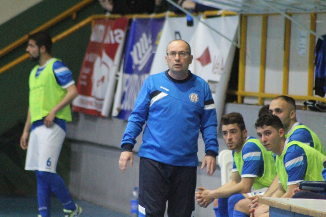 Juan Carlos Gálvez, entrenador del Xerez Toyota Nimauto