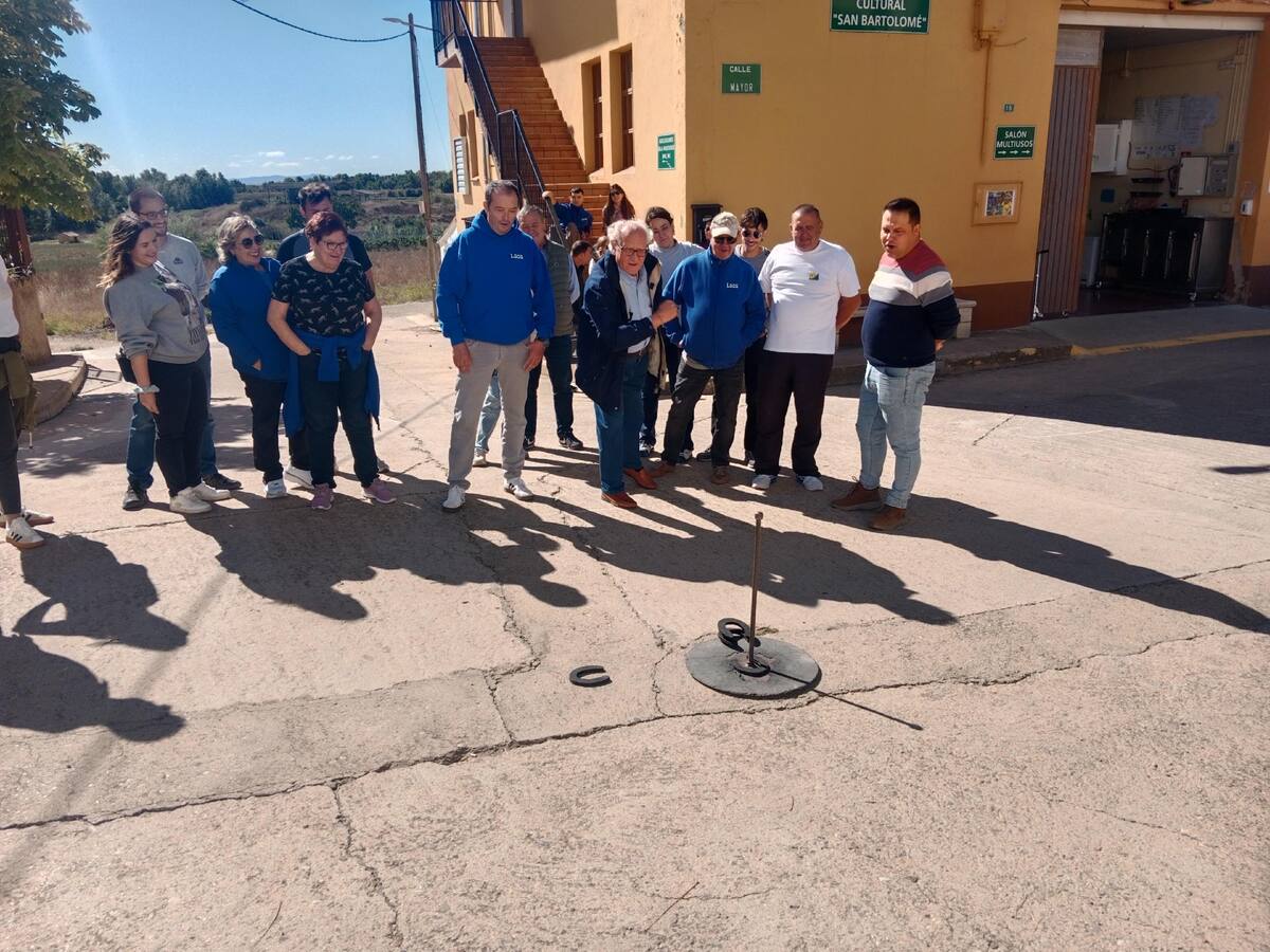 Juegos tradicionales aragoneses en Lascasas