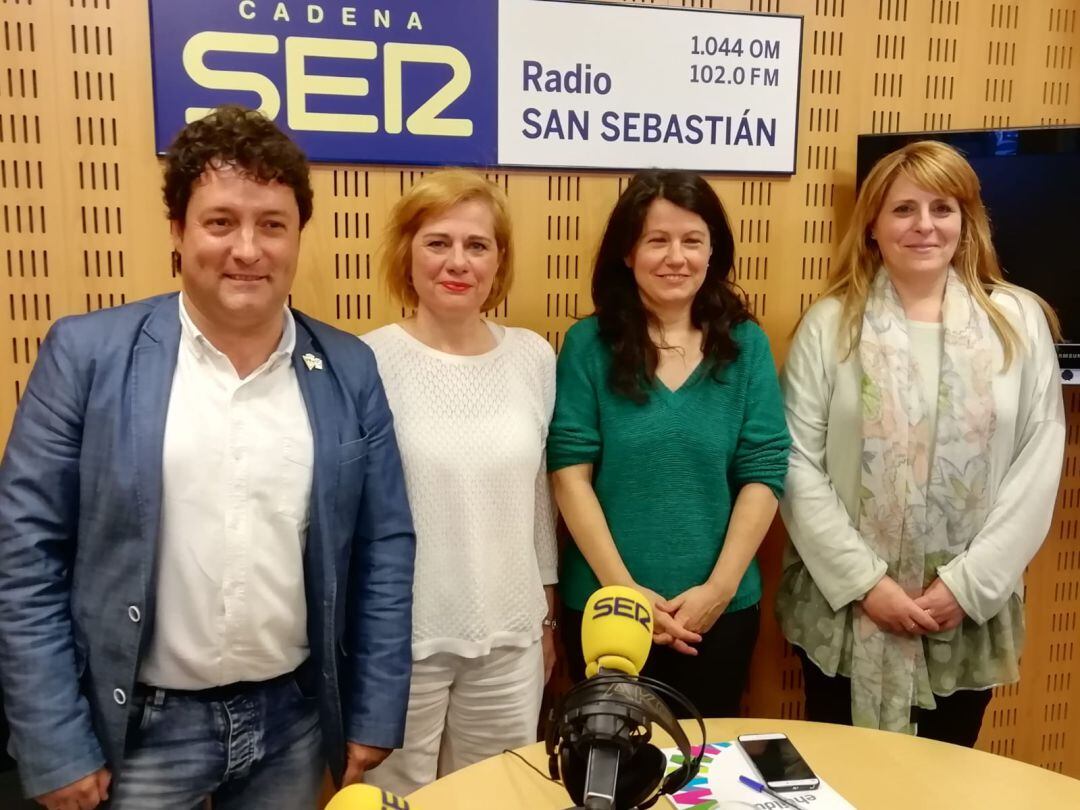 Los candidatos a la alcaldía de Zarautz