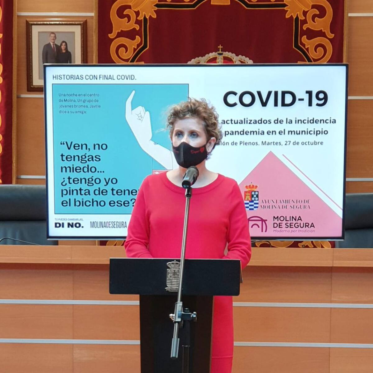 La alcaldesa de Molina sitúa a su municipio en un "preocupante escenario" con una alta incidencia de la Covid