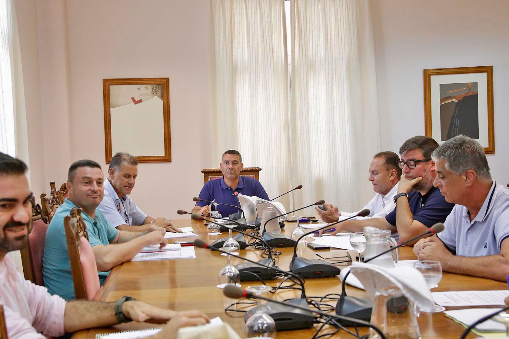 Una de las asambleas del Consorcio del Agua de Lanzarote.