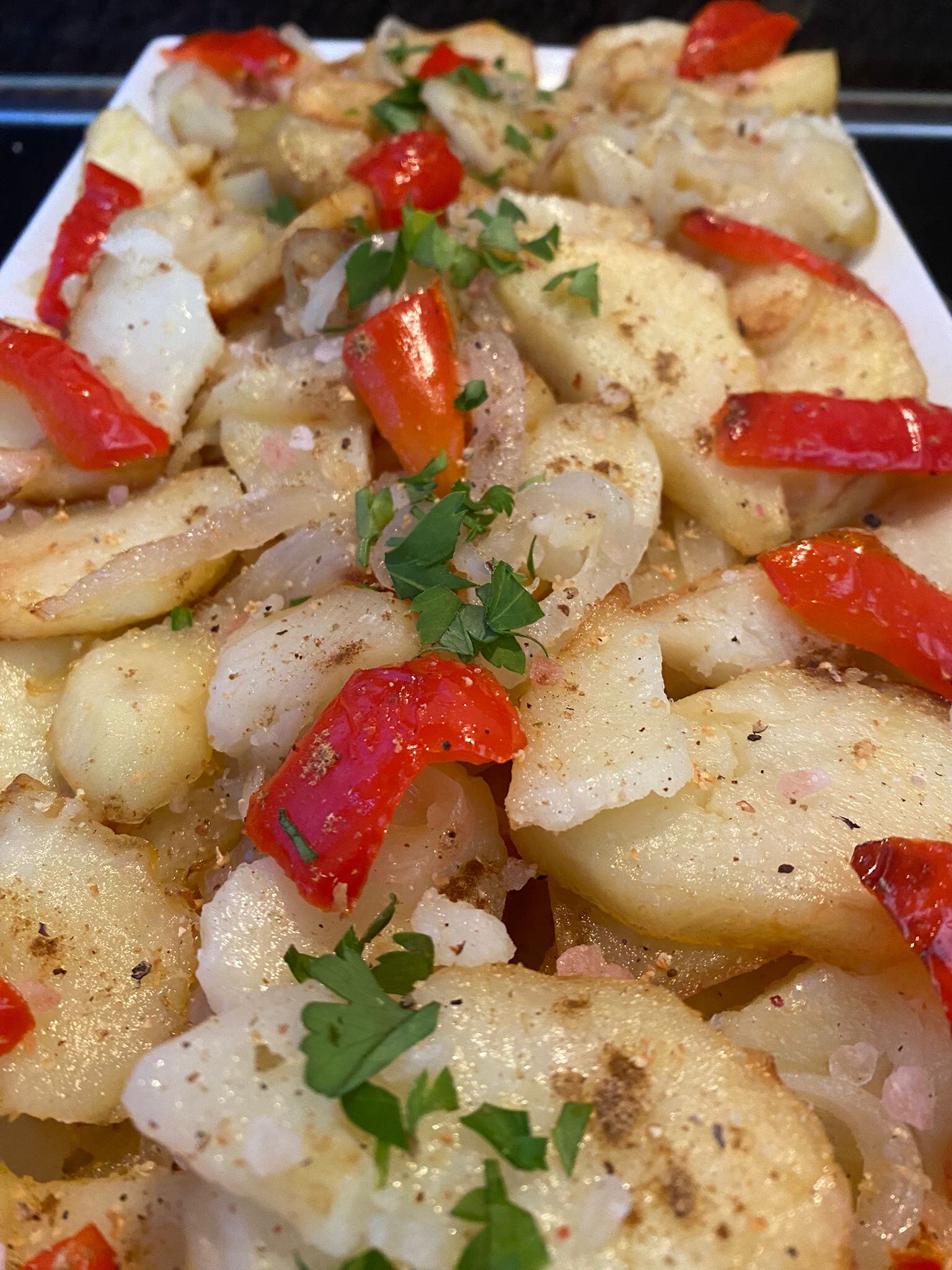 Patatas a lo pobre con especias