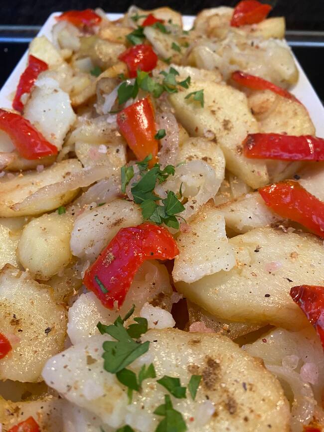 Patatas a lo pobre con especias
