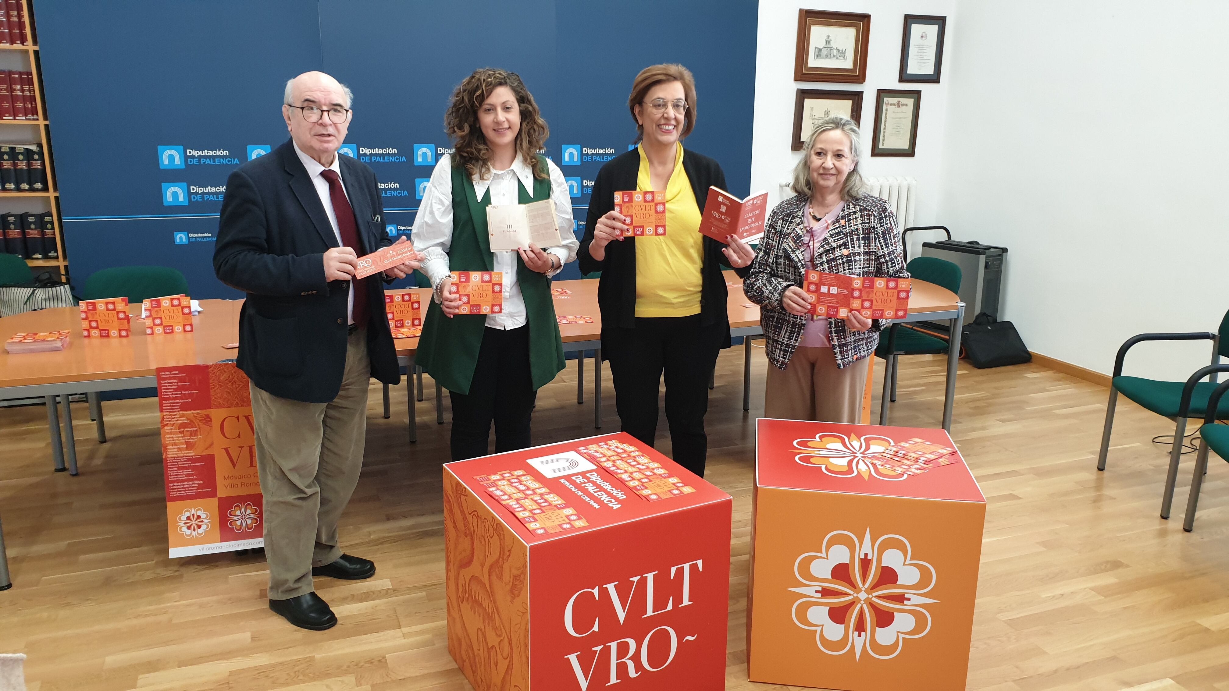 La Diputación de Palencia ha presentado ‘CVLTVRO’, la nueva programación cultural de la Villa Romana La Olmeda