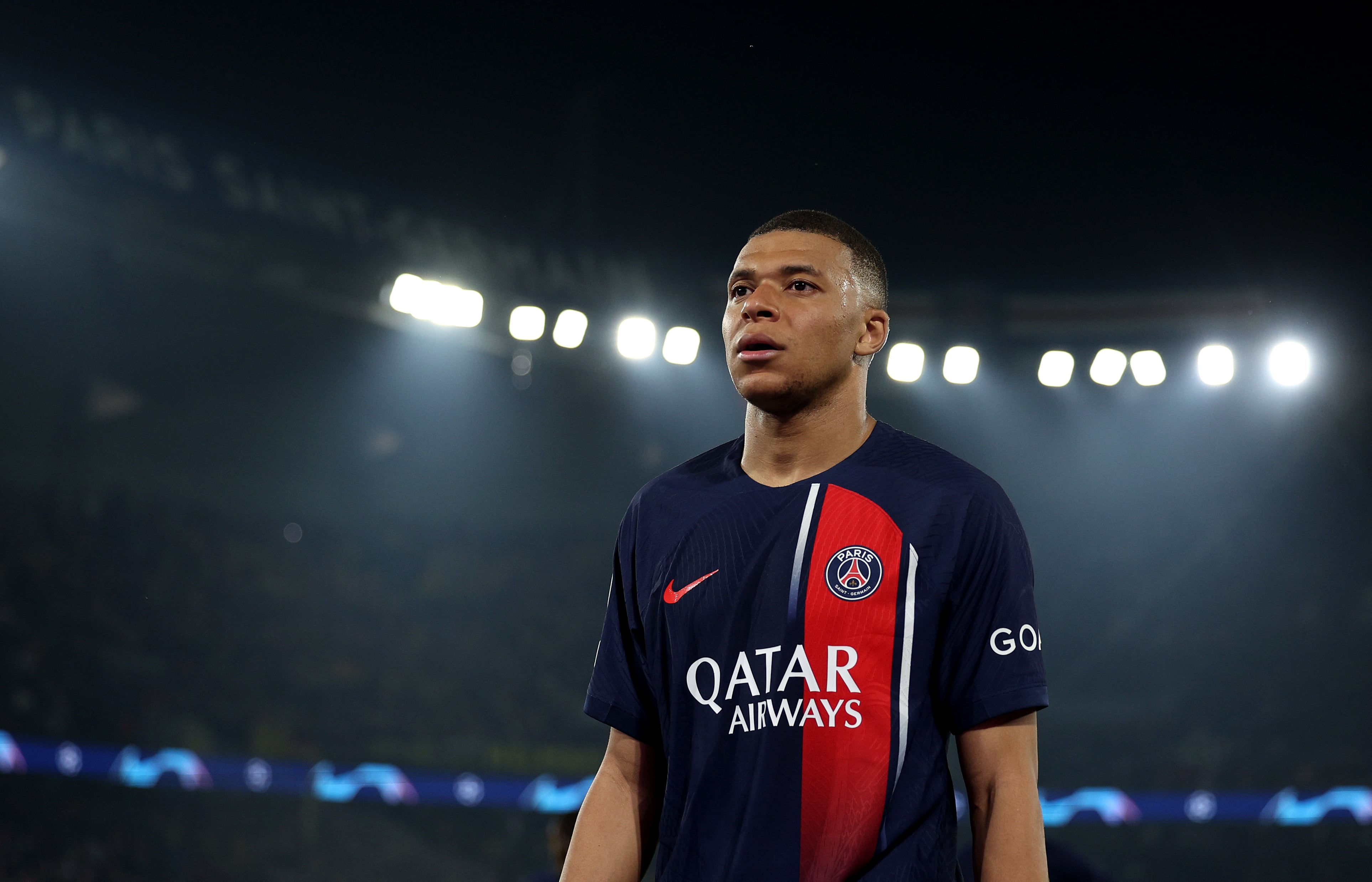 Kylian Mbappé, durante la vuelta de semifinales de Champions entre PSG y Borussia Dortmund