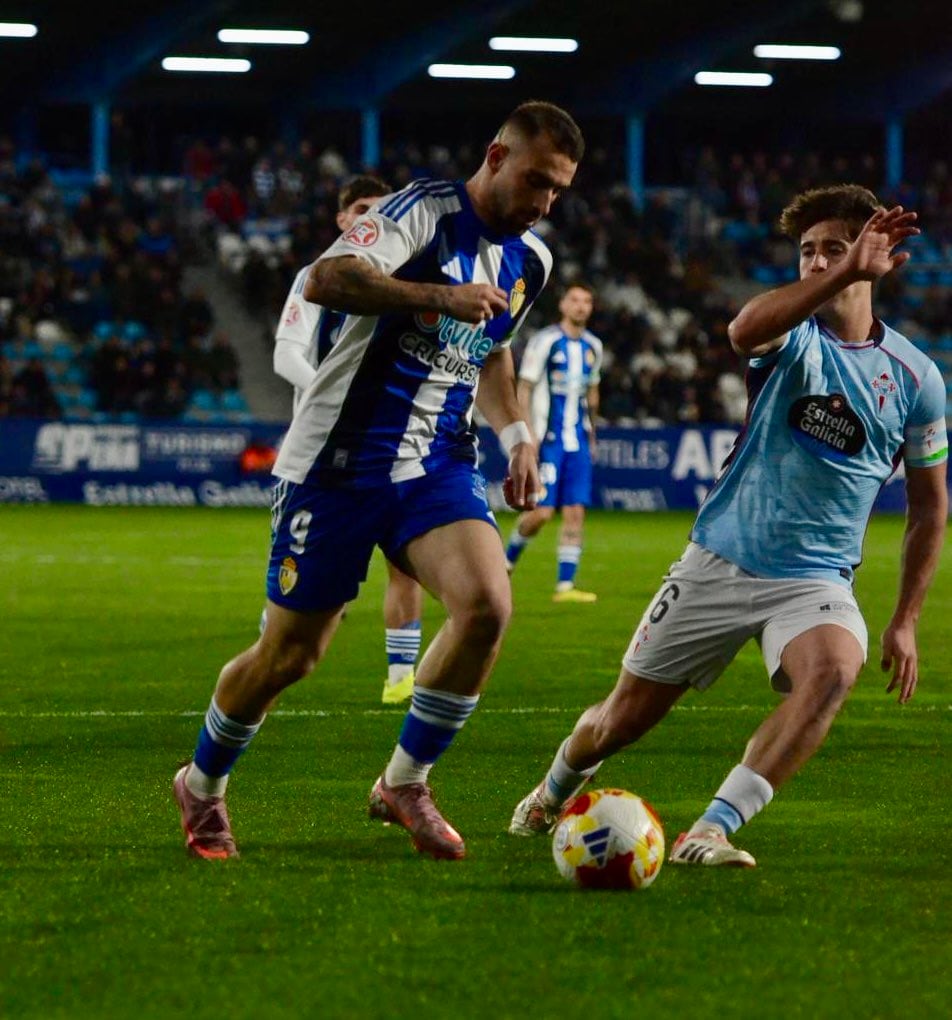 El conjunto berciano no pudo ante el Celta Fortuna (0-0)